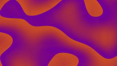 Turuncu ve mor sıvılı soyut sanat eğilimleri şekillendirir. Arka planlar, posterler, duvar kağıtları ve modern tasarım projeleri için mükemmel..