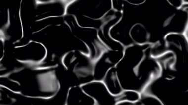 Siyah arkaplan üzerinde koyu gri parlak girdaplar, soyut arka planlar, teknoloji kavramları ve modern tasarım projeleri için uygundur..