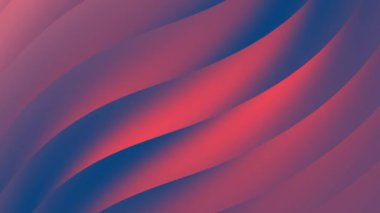 Kırmızı ve mavi eğriler modern tasarımlar, dijital sanat, web grafikleri ve teknoloji kavramları için uygun soyut arkaplan oluşturur.
