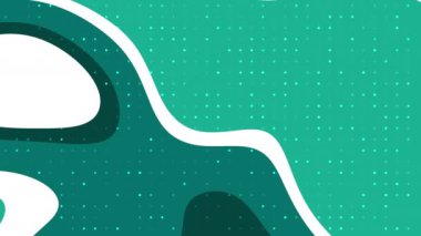 Modern tasarımlar, web sitesi başlıkları, sosyal medya grafikleri, sunumlar ve dijital sanat projeleri için Teal ve beyaz soyut arkaplan.