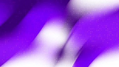 Davetiyeler, posterler, web tasarımları ve sosyal medya grafikleri için uygun noktalar içeren mor ve beyaz gradyan. Modern tasarımlar için mükemmel..