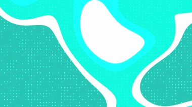 Teal & beyaz soyut arkaplan, noktalı desen. Web tasarımı, sosyal medya grafikleri, iş sunumları ve dijital sanat çalışmaları için elverişli.