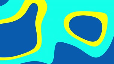 Mavi ve sarı soyut şekiller arka planlar, duvar kağıtları, web sitesi tasarımları ve sanatsal projeler için uygundur. Modern ve canlı temalar için mükemmel.