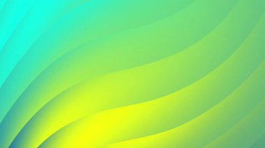 Sarı, yeşil ve mavi kıvrımlı soyut bir arkaplan. Web sitesi tasarımı, dijital sanat projeleri, sosyal medya grafikleri ve sunum slaytları için elverişli.