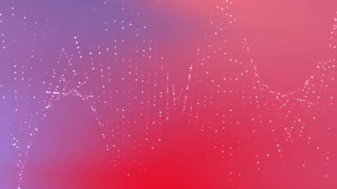 Sevgililer Günü kartları, düğün davetiyeleri veya kadınsı tasarımlar için uygun beyaz noktalı pembe ve kırmızı gradyan. 