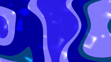 Ağ tasarımı, sosyal medya grafikleri, sunumlar ve dijital sanat projeleri için uygun soyut mavi dalgalı çizgiler. Modern tasarımlar için harika..