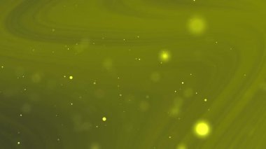 Soyut tasarımlar, web grafikleri veya modern sanat kavramları için uygun yeşil zemin üzerindeki sarı dairelerin dijital çizimi.