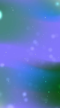 Beyaz noktalı bulanık mavi ve yeşil gradyan, soyut arka planlar, dijital tasarımlar, baskı materyalleri ve sanatsal projeler için uygun.