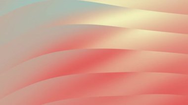 Tasarım projeleri, sosyal medya grafikleri, web sitesi arkaplanları ve sunumlar için uygun kırmızı, şeftali ve açık mavi renkler içeren kademeli arkaplan.