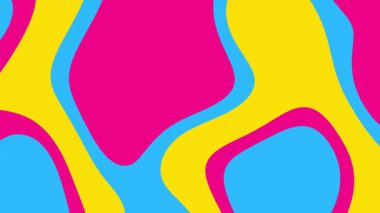 Canlı tasarımlar, sunumlar, web siteleri, posterler ve sosyal medya grafikleri için uygun sarı ve mavi renkli soyut arkaplan.