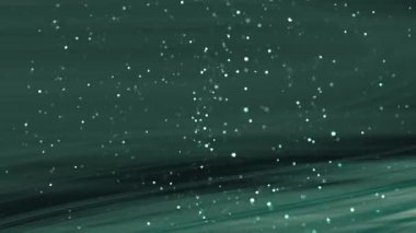 Bahar ya da doğa temalı tasarımlar, soyut arka planlar, şenlik ve kutlama kavramları için uygun yeşil bir arkaplan üzerine beyaz bokeh.