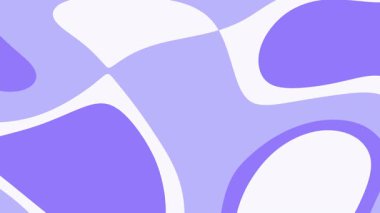 Soyut mor ve beyaz şekiller, modern arka planlar, geometrik tasarımlar, dijital sanat ve minimalist markalaşma projeleri için mükemmel..