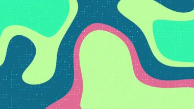 Özgeçmiş, grafik tasarım projeleri, sosyal medya gönderileri, kırtasiye ve iç dekorasyon baskıları için dalgalı şekillere sahip soyut pastel tasarımı.