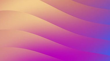 Sarı, pembe ve mavi renkli kıvrımlı soyut dalgalar arka plan tasarımları, sanatsal projeler veya canlı yaratıcı kavramlar için idealdir..