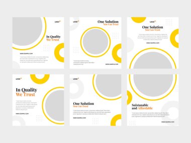 Mesajınız için bir takım iş broşürleri. vektör illüstrasyonu