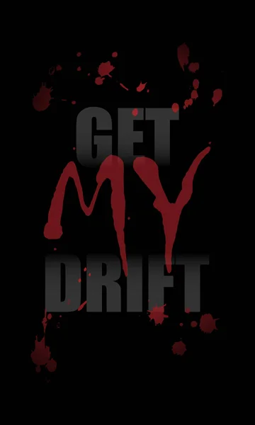 Tişört, arkaplan, web arkaplan, poster ve daha fazlası için yanlama tipografisi, vektör illüstrasyonumu al.