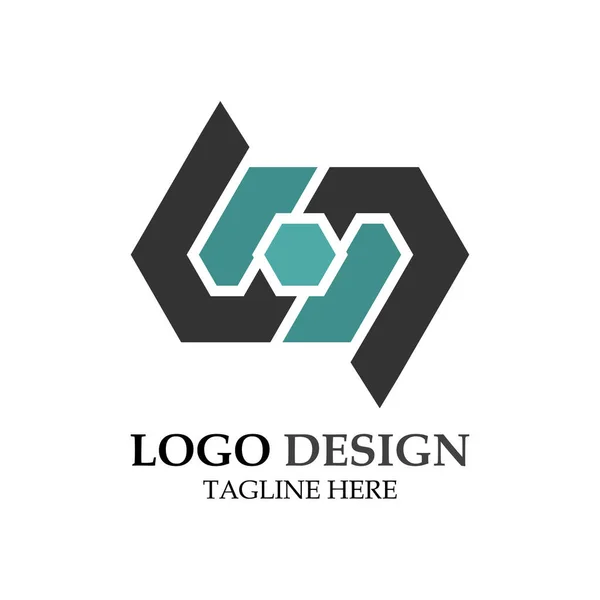 Elementos Design Vetorial Para Logotipo Sua Empresa Logotipo 609 Logótipo —  Vetores de Stock