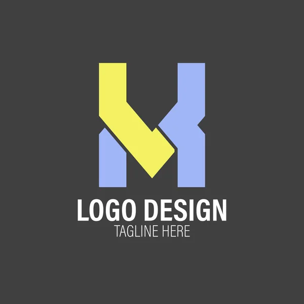 Векторні Елементи Дизайну Логотипу Вашої Компанії Логотип Літери Сучасний Дизайн — стоковий вектор
