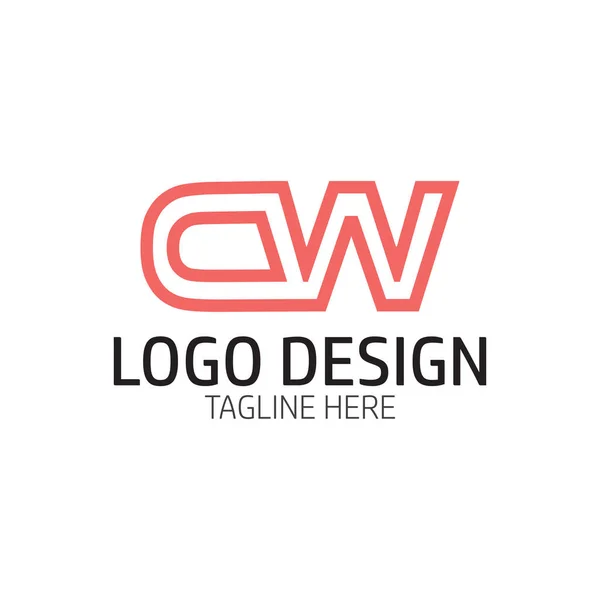 Векторні Елементи Дизайну Логотипу Вашої Компанії Літери Логотипу Сучасний Логотип — стоковий вектор