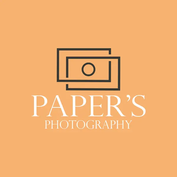 Şirket logonuz için vektör tasarım unsurları, kamera logosu. Modern logo tasarımı, şirket şablonu, kamera simgesi.