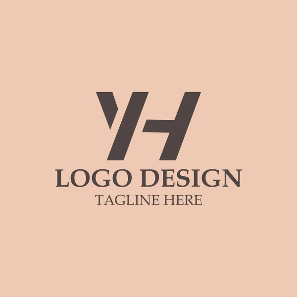 Στοιχεία Διανυσματικού Σχεδιασμού Για Λογότυπο Της Εταιρείας Σας Λογότυπο Monogram — Διανυσματικό Αρχείο