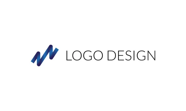 Elementi Design Vettoriale Logo Della Tua Azienda Logo Nastro Design — Vettoriale Stock
