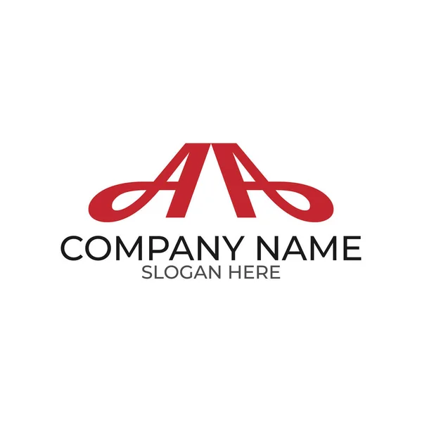 Elementy Wektorowe Logo Twojej Firmy Logo Monografii Reklamowej Nowoczesny Design — Wektor stockowy