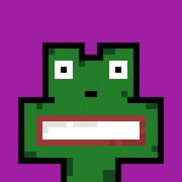 8 parça piksel kurbağa karakteri. Oyun varlıkları veya çapraz dikiş desenleri için vektör illüstrasyonlarında normal kurbağa.