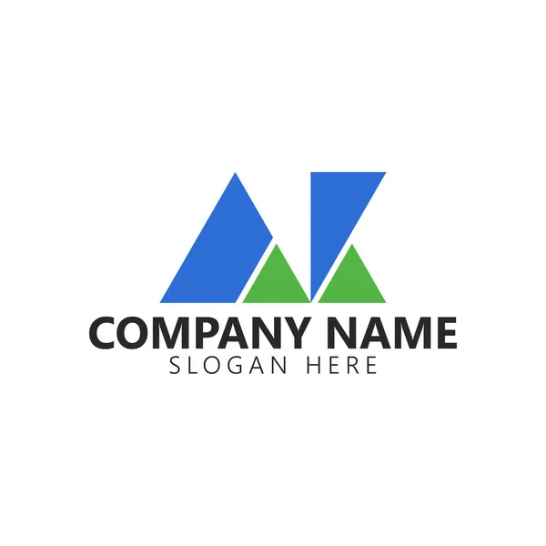 Elementy Wektorowe Logo Firmy Logo Monografii Nowoczesny Design Logo Biznesowy — Wektor stockowy