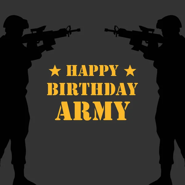 Mutlu yıllar ordu sloganı, tipografi grafik tasarımı, vektör illüstrasyonu, tişört, arka plan, web geçmişi, poster ve daha fazlası için.