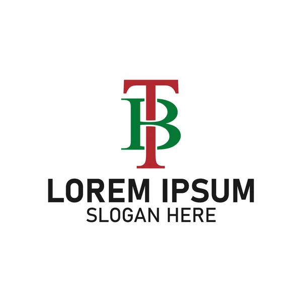 Şirket logonuz için vektör tasarım unsurları, bt harfi logosu. Modern logo tasarımı, şirket şablonu. bt monogram logosu.