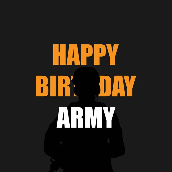 Mutlu yıllar ordu sloganı, tipografi grafik tasarımı, vektör illüstrasyonu, tişört, arka plan, web geçmişi, poster ve daha fazlası için.