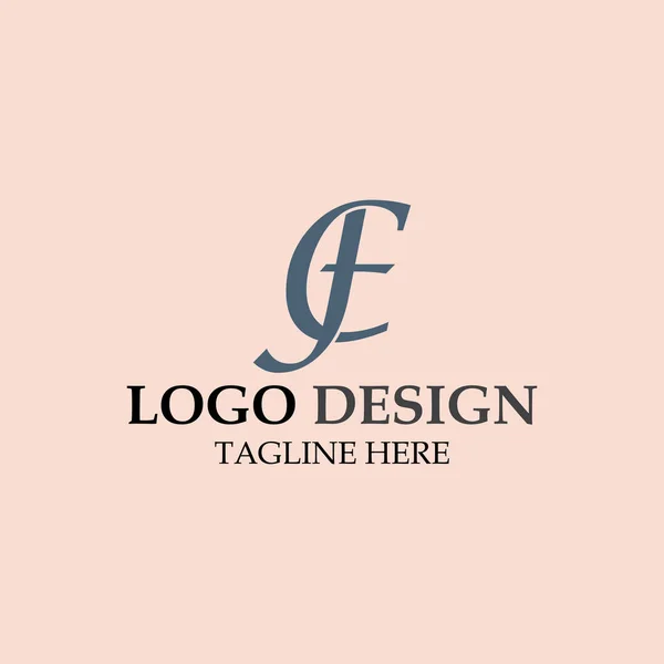 Elementos Design Cvector Para Logotipo Sua Empresa Carta Logotipo Design —  Vetores de Stock