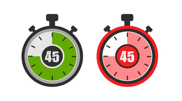 Stopwatch Beállítása Emlékeztető Időt Termék Promóciós Menetrend — Stock Vector
