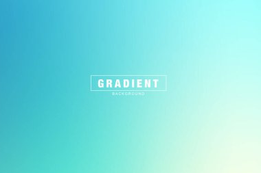 Soyut düzgün bulanık gradyan mavi renk arkaplanı. Grafik tasarımınız için vektör illüstrasyonu, afiş, yaz veya aqua posteri.