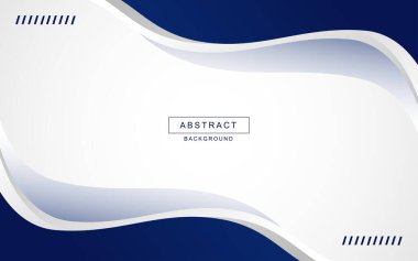 Soyut mavi dalgalı arkaplan minimalisti