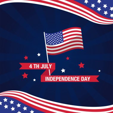 ABD Bağımsızlık günü bayrağı