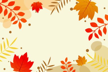 Sonbahar arkaplanı kopyalama alanı ile bırakır