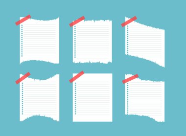 yırtık kağıt çarşaf koleksiyonu