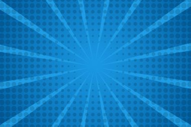 Yarıtonluk komik mavi arkaplan