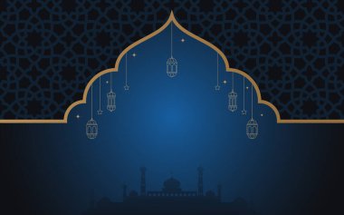 Şenlikli İslami Ramazan Arkaplan Tasarımı Şık Şablonlar