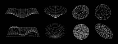 Geometri teli şekilleri ve neon asit renginde ızgaralar. Üç boyutlu kalpler, soyut arka planlar, kalıplar, son moda psikedelik çılgınlık tarzında siber punk elementler. 00s Y2k geçmişe dönük gelecekçi estetik.