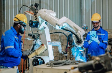 Deneyimli robot teknisyenler otomatikleştirir, kurulur ve kontrol paneli ekranıyla kaynaklama işlemine erişim sağlar. Üretim hatları tekrarlanabilir, güvenilir, tutarlı ve kendi kendine kontrol edilebilir..