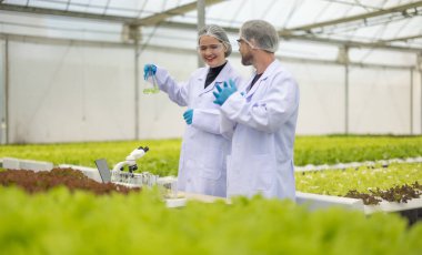 Hidrofonik bilimadamları titizlikle örnek çözümleri silindirik mataralarda analiz ederler. Sürdürülebilir büyüme ve ideal besin konsantrasyonunun sağlanması, büyük tarım amaçlarının gelişmesine yol açmaktadır..