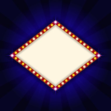 Kıvılcım Mavisi ve Mavi Neon 'lu Retro Sinema