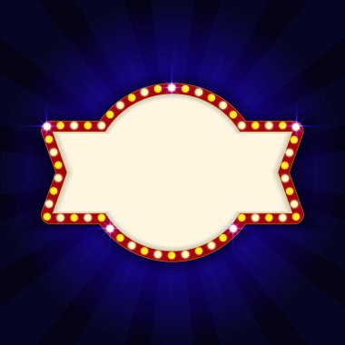 Kıvılcım Mavisi ve Mavi Neon 'lu Retro Sinema