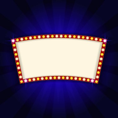 Kıvılcım Mavisi ve Mavi Neon 'lu Retro Sinema