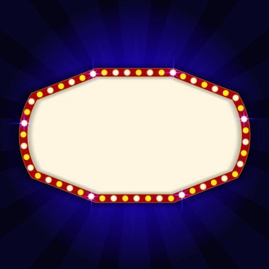 Kıvılcım Mavisi ve Mavi Neon 'lu Retro Sinema