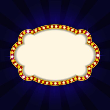 Metin için sinema ile soyut bir arkaplanın vektör çizimi