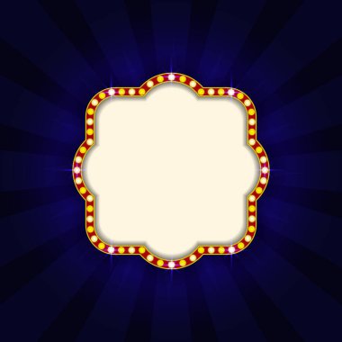 Çerçeveli soyut bir arkaplanın vektör çizimi